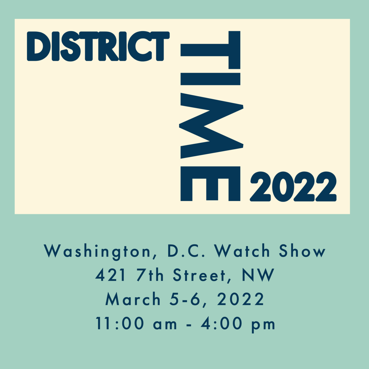 District Time 2022!