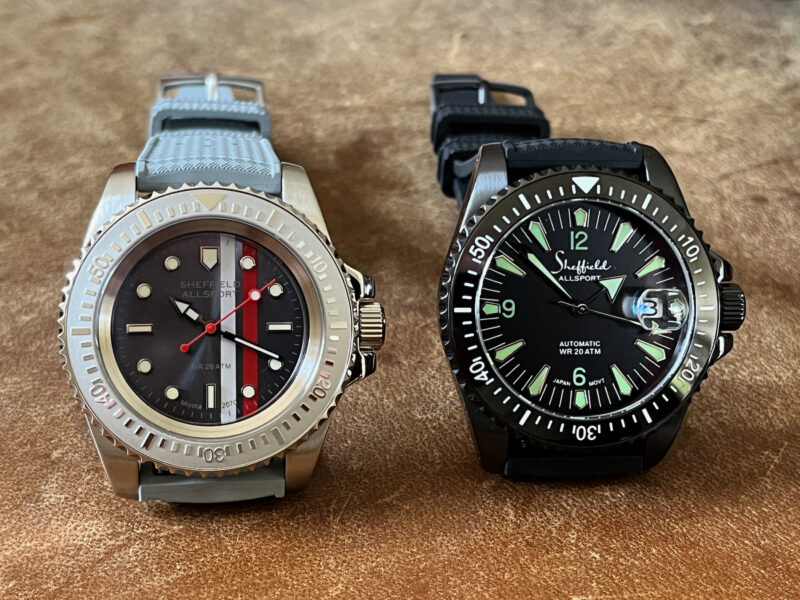 Sheffield Diver 1A Black and Allsport Classic GT B1